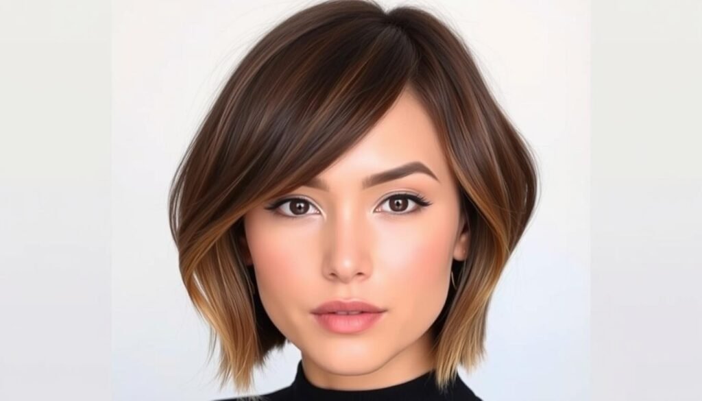 Trendy Lob Hairstyle