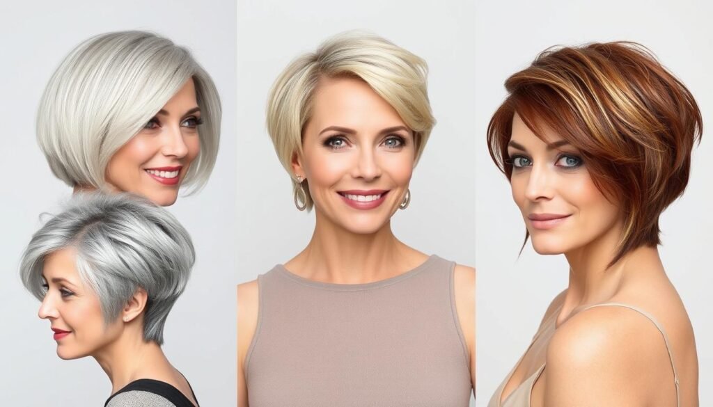 short hairstyles for women over 50